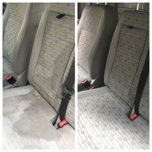 car interior seat cleaning