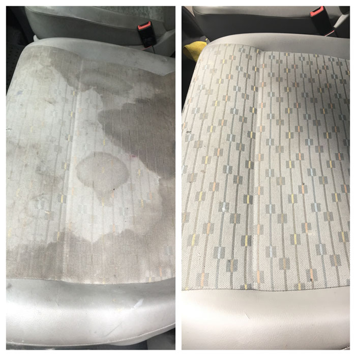 car seat stain removal